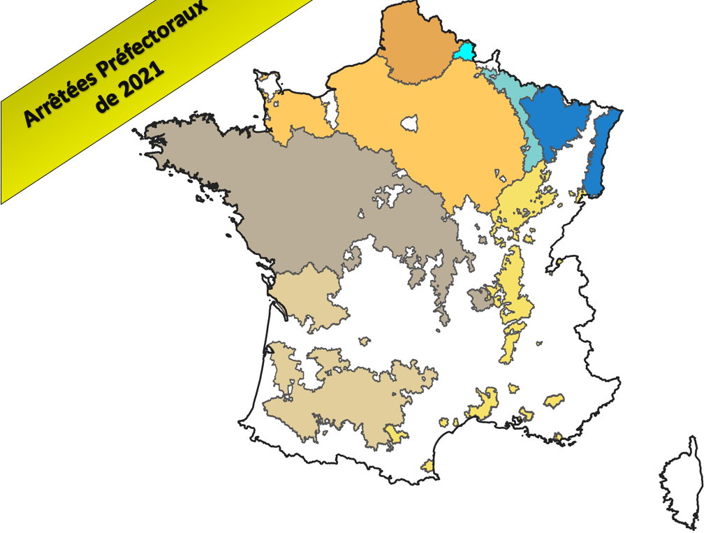 Image de Changement de nom des couches et mise à jour des Zones Vulnérables aux nitrates dans le bassin Loire-Bretagne